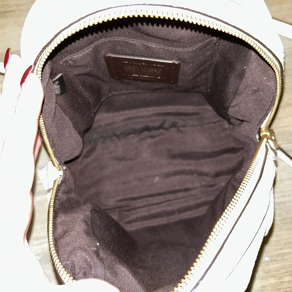 Coach F30530 White Mini Andi Backpack - Picture 10 of 11